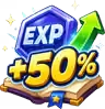 EXP +50%